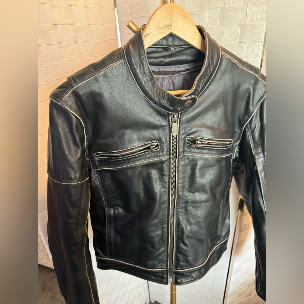 River Road Leather for Lifestyle Motorcycle  Drifter Jacket